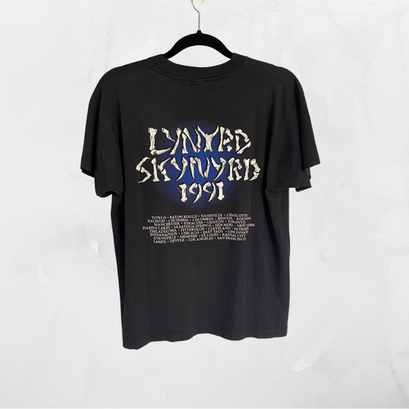 Vintage Lynyrd Skynyrd Screen Stars 1991 Tour T Shirt - Large - Picture 2 of 12